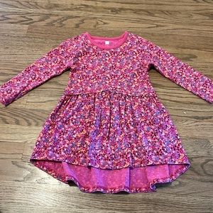 Tea floral pink dress